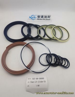 完全なプロシリーズ修理シールキット 707-99-56690 ブレードリフト油圧シリンダーシールキット用 - すべてのシールとガスケットが含まれています