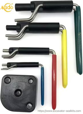 メタルゴムシールツール プロの水力シール設置キット 便利なシールトイスター 耐久性のある棒シール修理キット