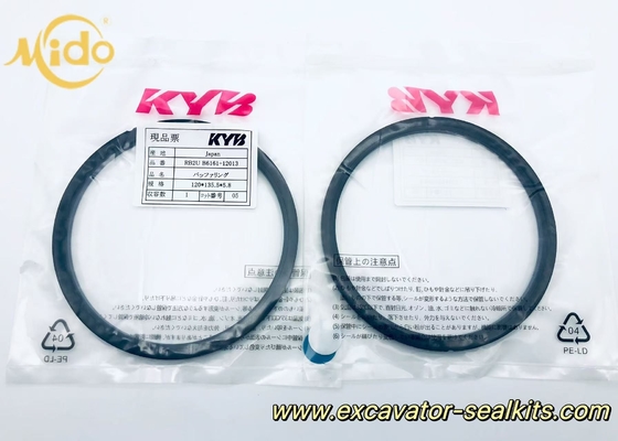 KYB HBY 水力シリンダーバッファリング 掘削機の交換部品 - 120mm ID X 135.5mm OD X 5.8mm 厚さ - 耐久性耐用リング