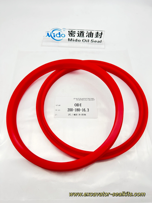 ODI PU シール 200-180-16.3 CNC旋盤加工シール 機械付属品 超耐摩耗性 油圧シリンダーロッドシール