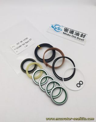 耐久性の高いシリンダー シール修理キット 707-98-14790 (高温対応) |耐摩耗性シール