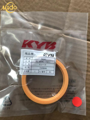 元のKYBピストン棒のシール75*90*9 Mmの掘削機の水圧シリンダワイパー シール